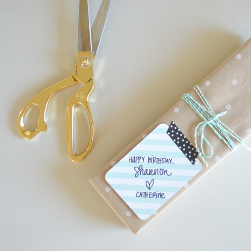 simple gift wrap
