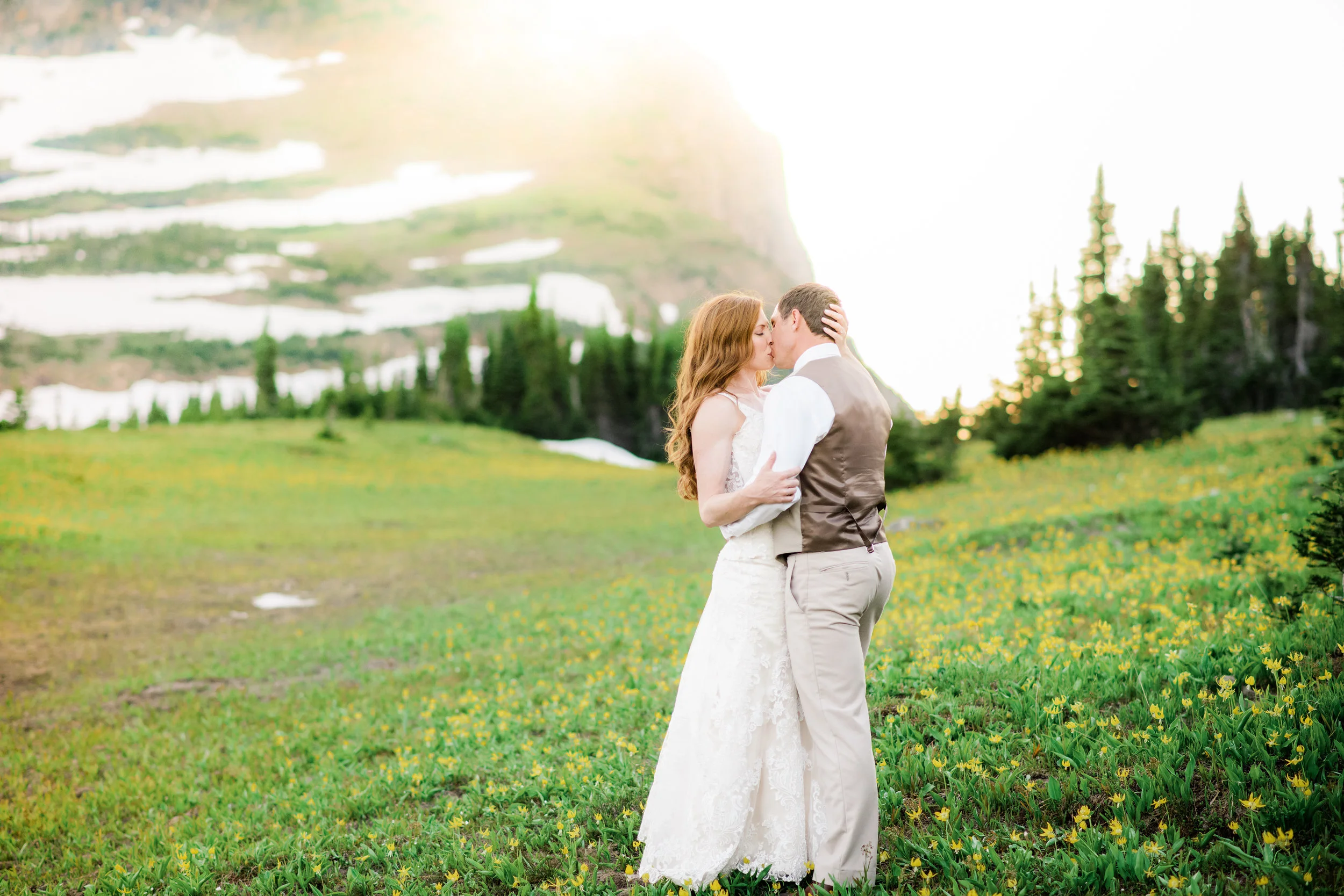 Logan Pass elopement photographer