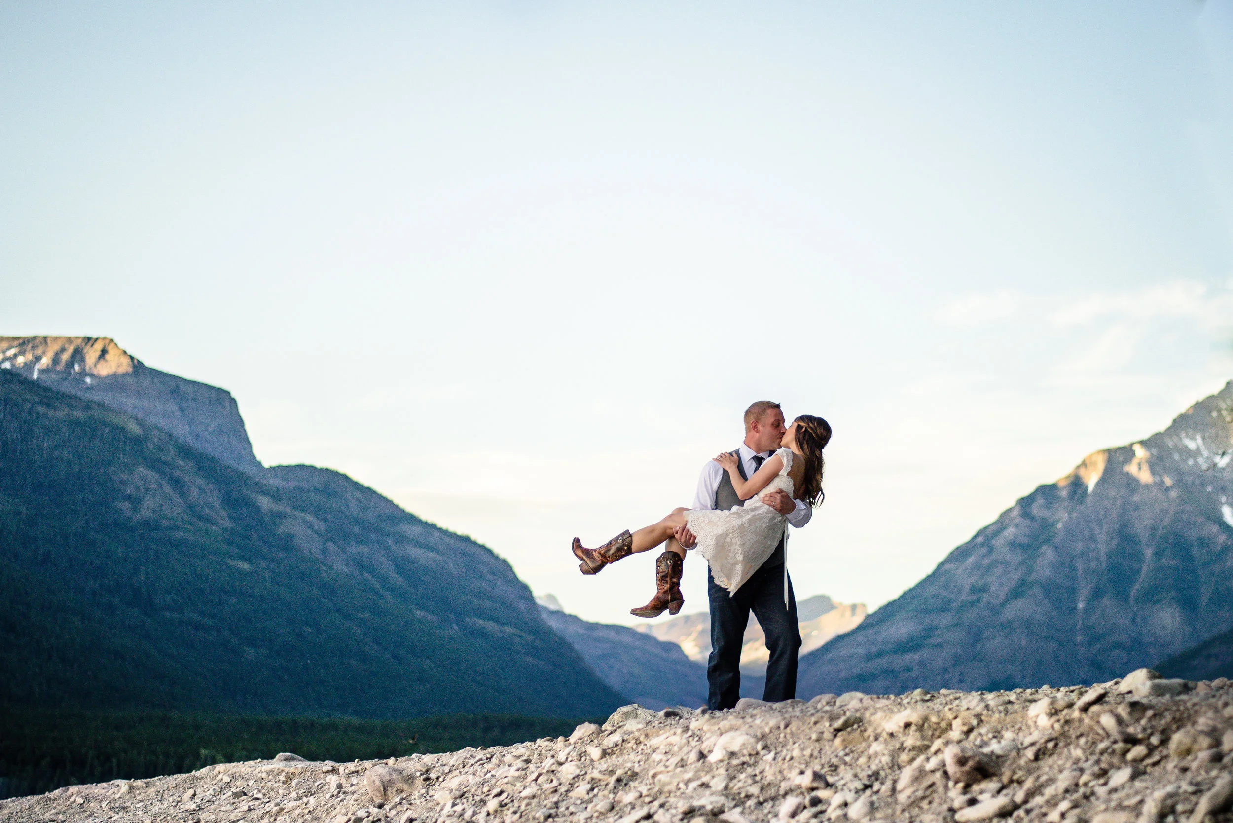 Glacier park elopement