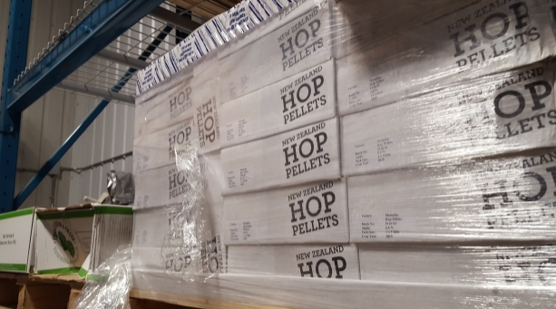 Of course, Big Rock doesn't get all its hops from the United States. It also imports from New Zealand and Europe. If hops were available locally, Big Rock would buy them in Canada, Susanne Fox says. (Sarah Lawrynuik/CBC)