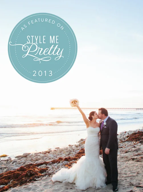 STYLE ME PRETTY: Santa Barbara Wedding from Amy & Stuart Photography