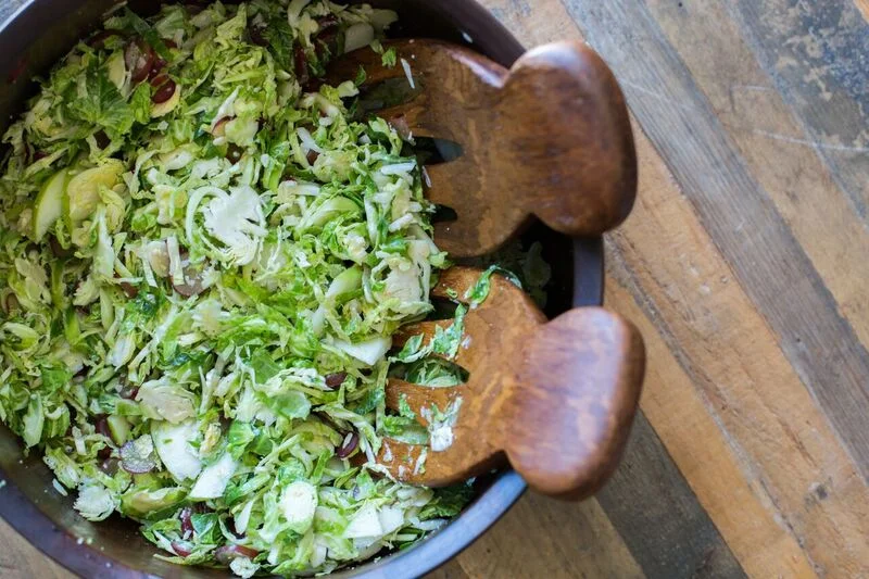DARLING MAGAZINE: Shaved Brussels Sprout Salad