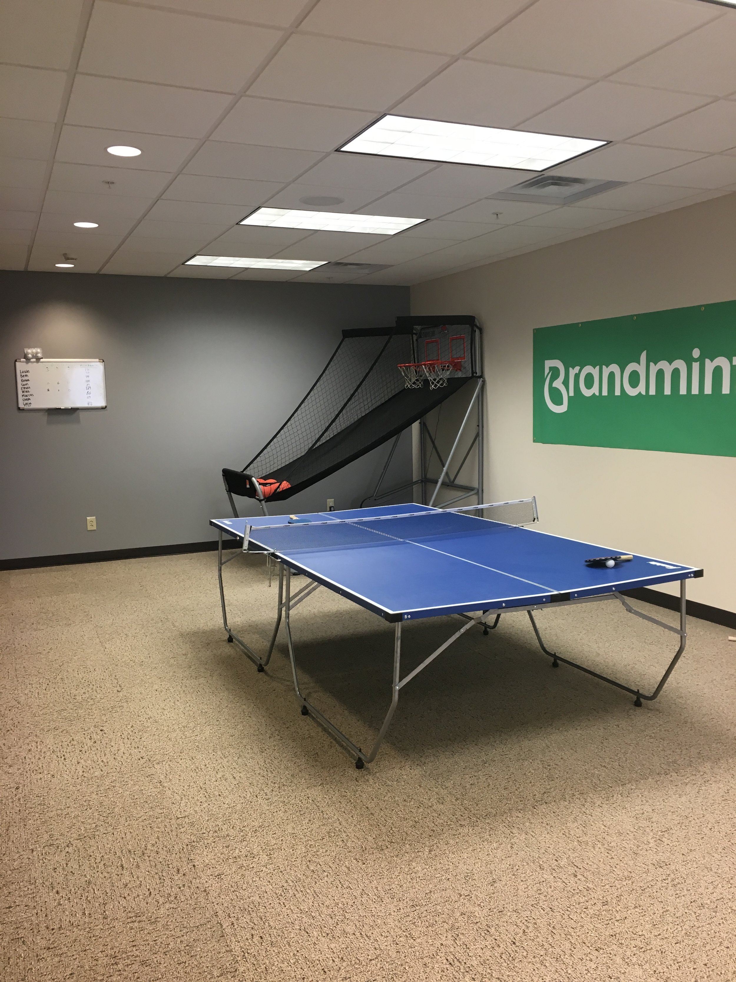 Office Photo with ping pong table