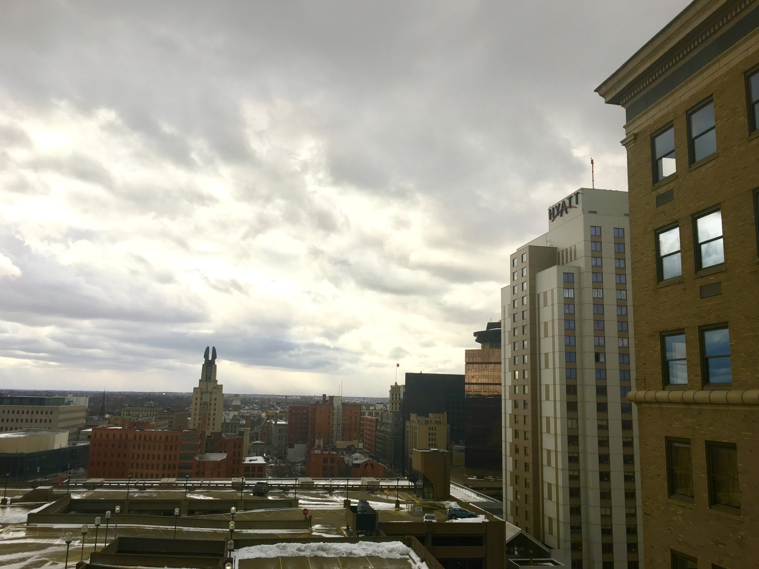 City of Rochester skyline