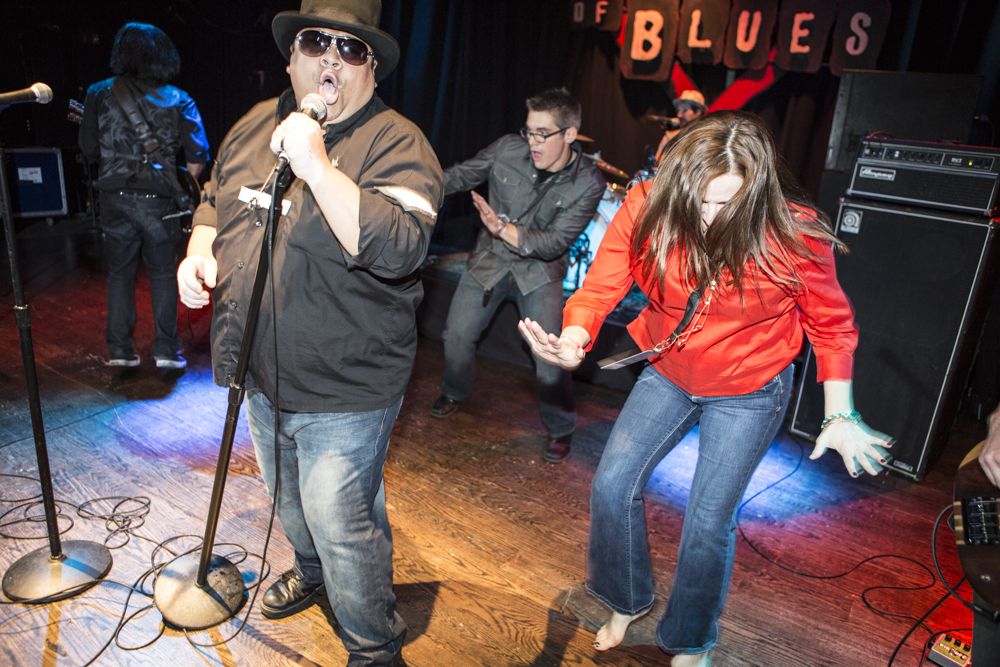Manny Decoria moving the crowd at a private party on the mainstage at House Of Blues Anaheim