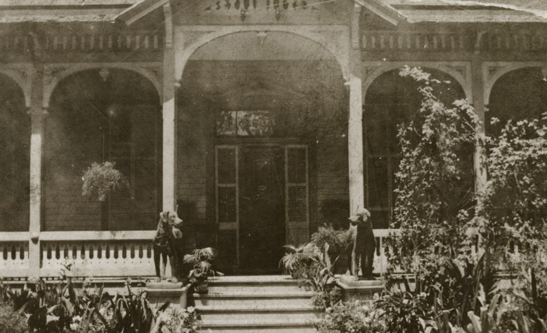 Image: Pillot House at 1803 McKinney, date unknown.