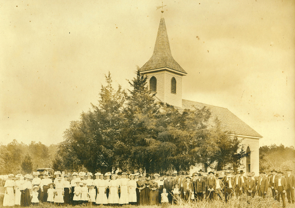 Image: Congregation of St. John Evangelical Lutheran Church ca. 1910