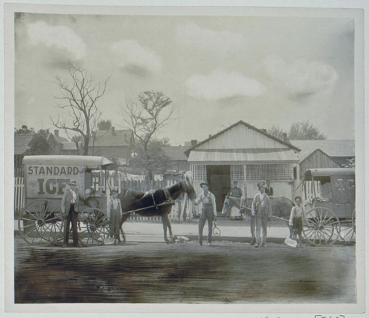 Ice Wagon, courtesy of the Library of Congress