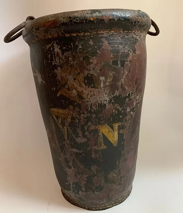 Did You Know...
&hellip;that nineteenth-century homeowners in Texas were required to have fire buckets in their home? Because of the constant use of open fires and practically non-existent methods of controlling them, there was a terrible fear of fire in earlier times. Fire buckets were kept handy, often in the hall on the way to the door. When the fire alarm sounded, the men and boys carried the buckets to the fire. Water was then transported by bucket brigade from the closest pond or creek. Each bucket was clearly marked so it could basically be returned to its owner. &hellip;That Houston&rsquo;s Volunteer Fire Department was organized in 1838? In the early days of Houston, the clanging of church bells would signal an emergency in the small town of Houston. In 1895 the Houston Fire Department was established with a paid, professional crew.

#theheritagesociety #houston #downtownhouston #firebuckets #houstonhistory #HFD