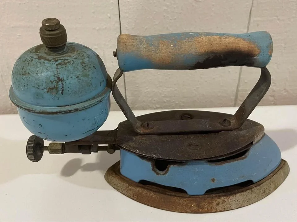 vintage steam iron
