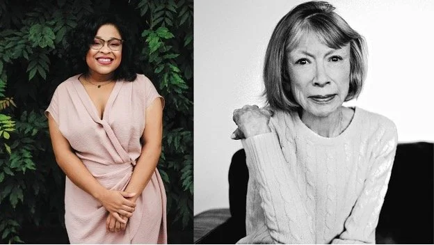 Joan Didion and Morgan Jenkins