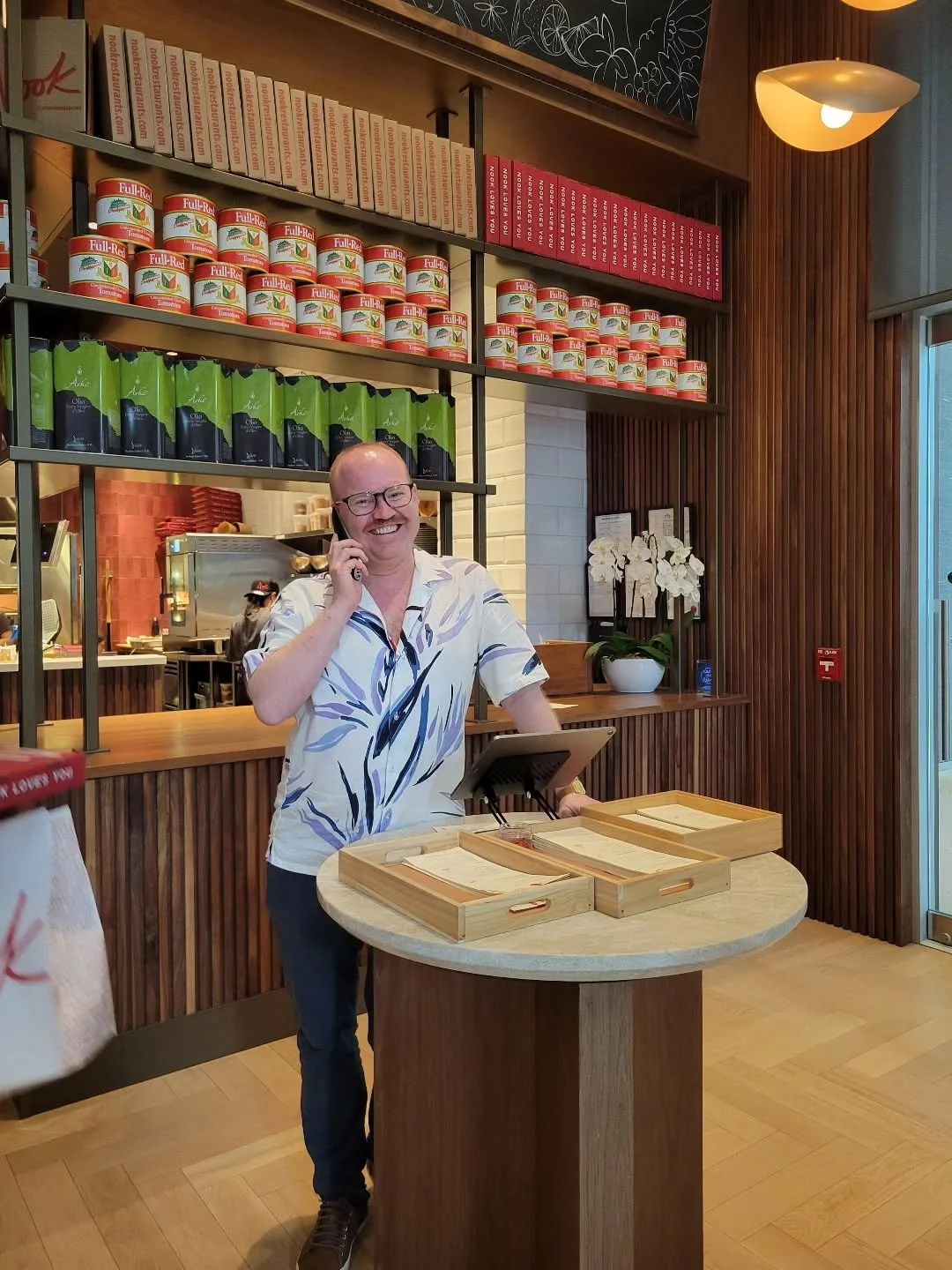 &quot;Oh hey! Thanks for calling Nook Coal Harbour.&quot;