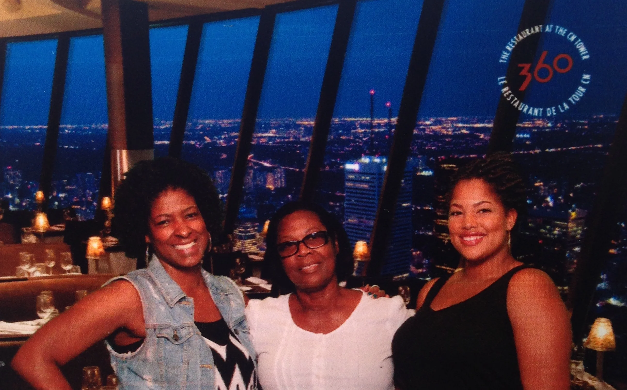 Dinner at the 360 Restaurant - CN Tower in Toronto, Canada