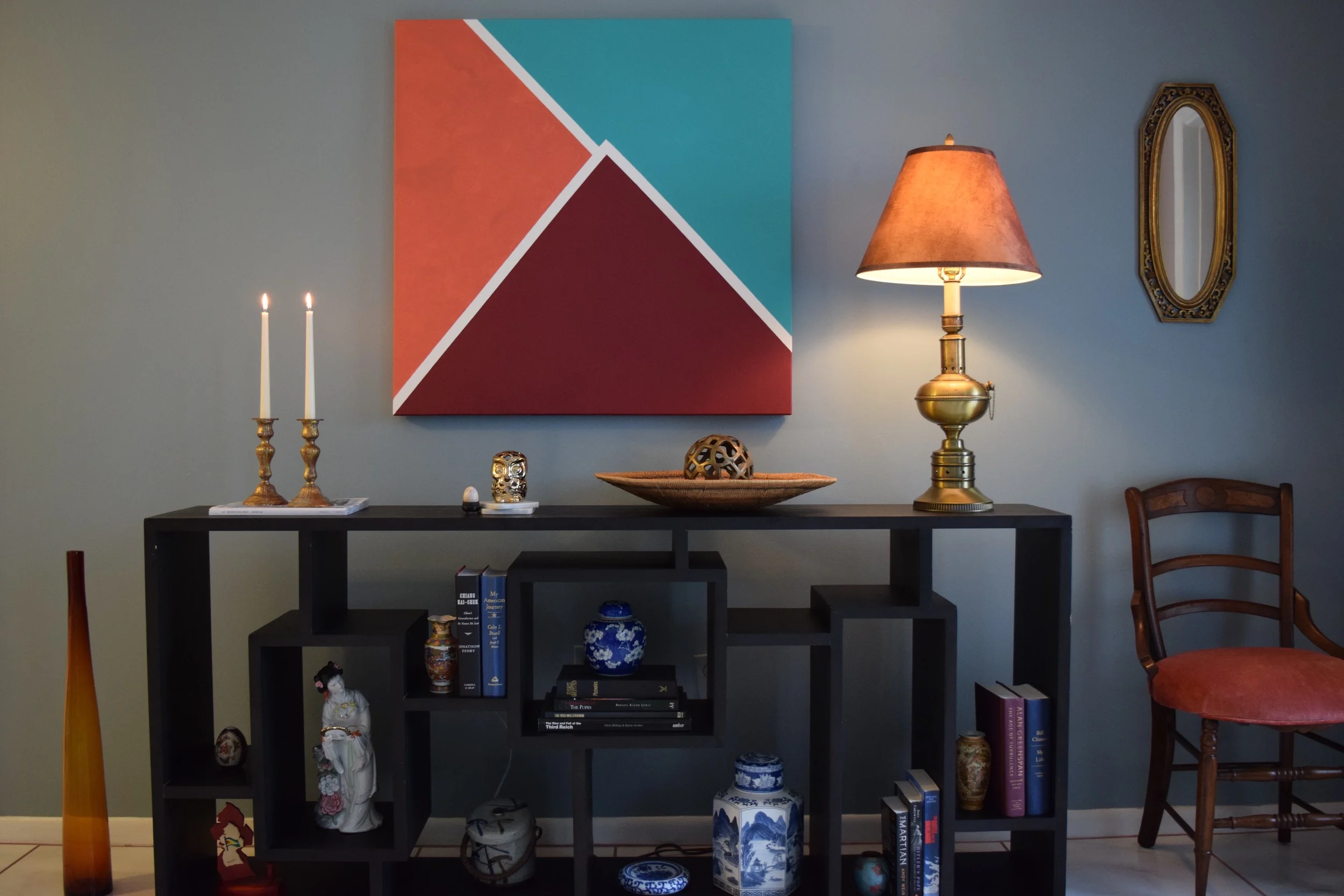 Pastel Interior, Living Room Entryway