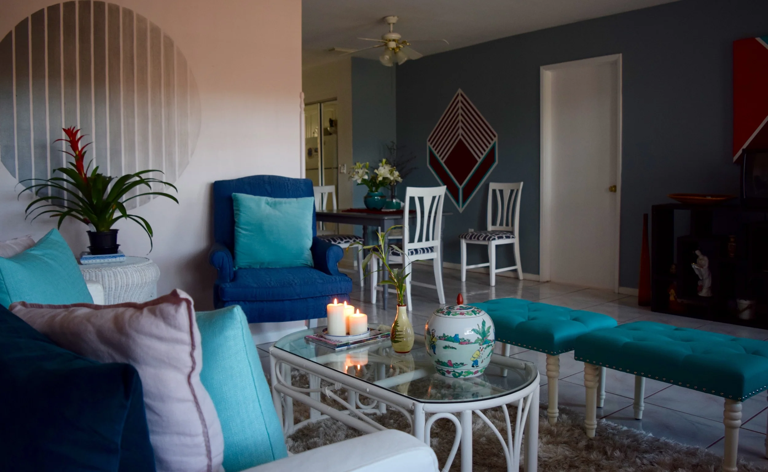 Pastel Interior, Living Room
