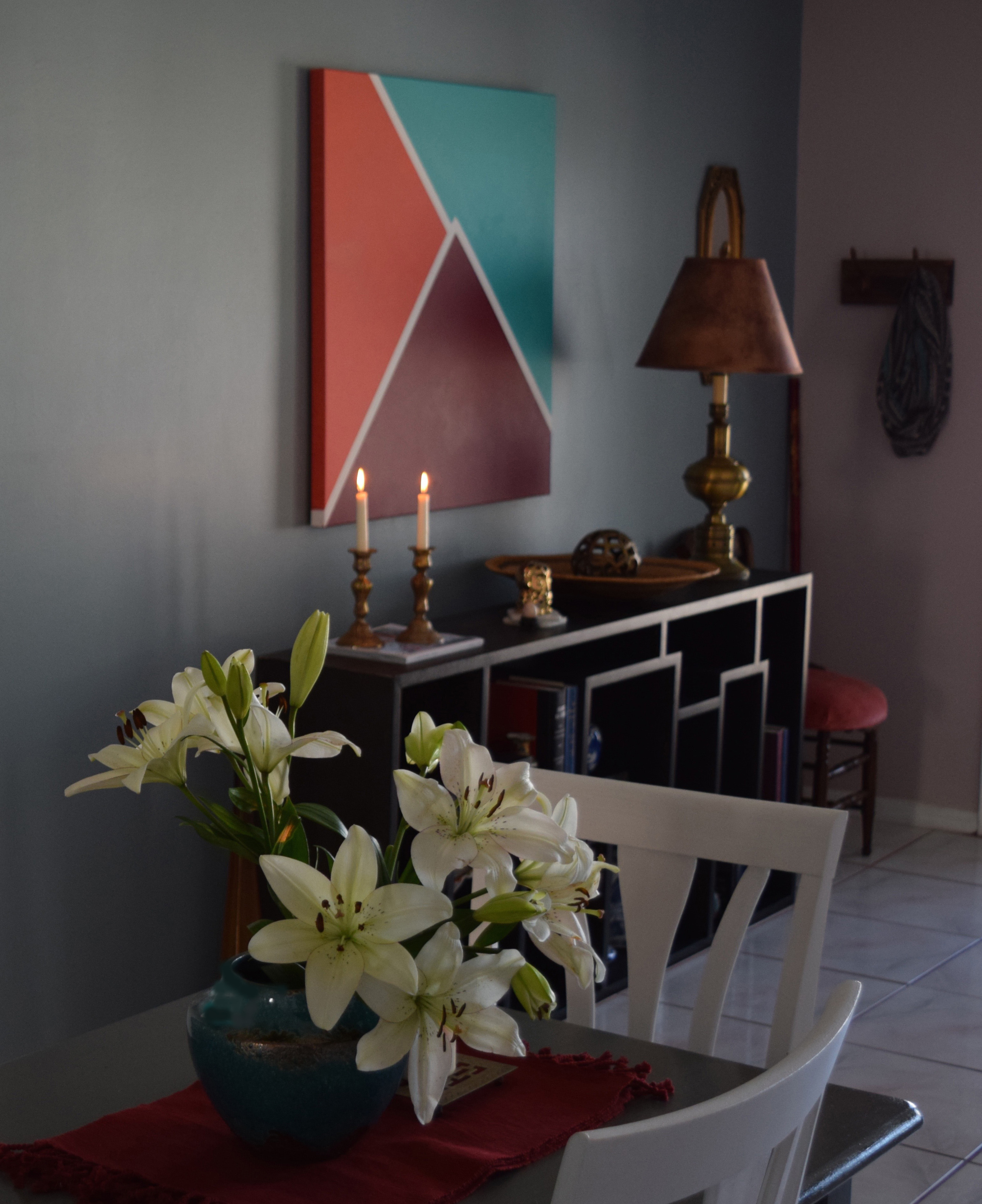 Pastel Interior, Living Room Entryway