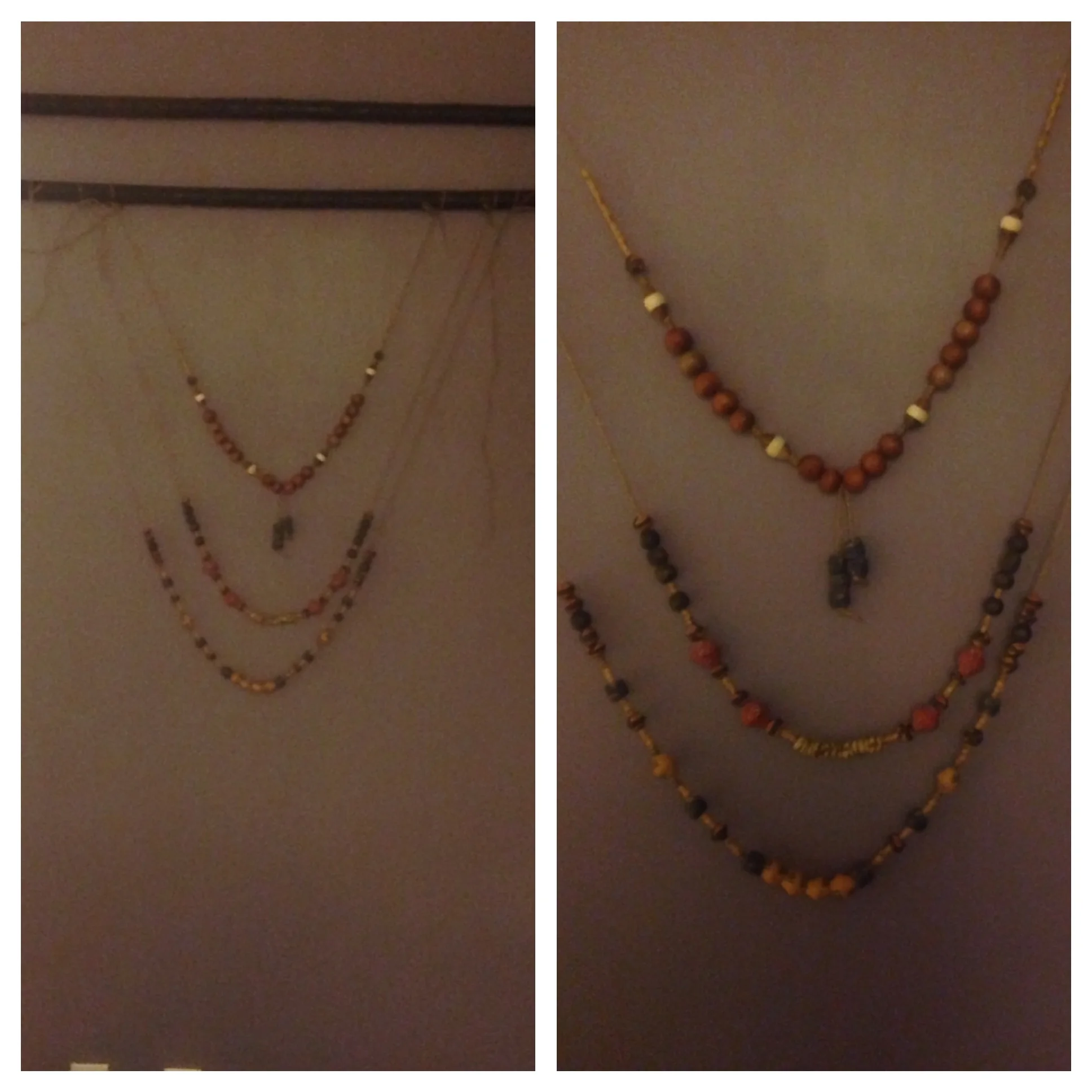 Even though this was just a trial run I could tell immediately that the beads did not pop against the wall and was not bold enough on its own. 