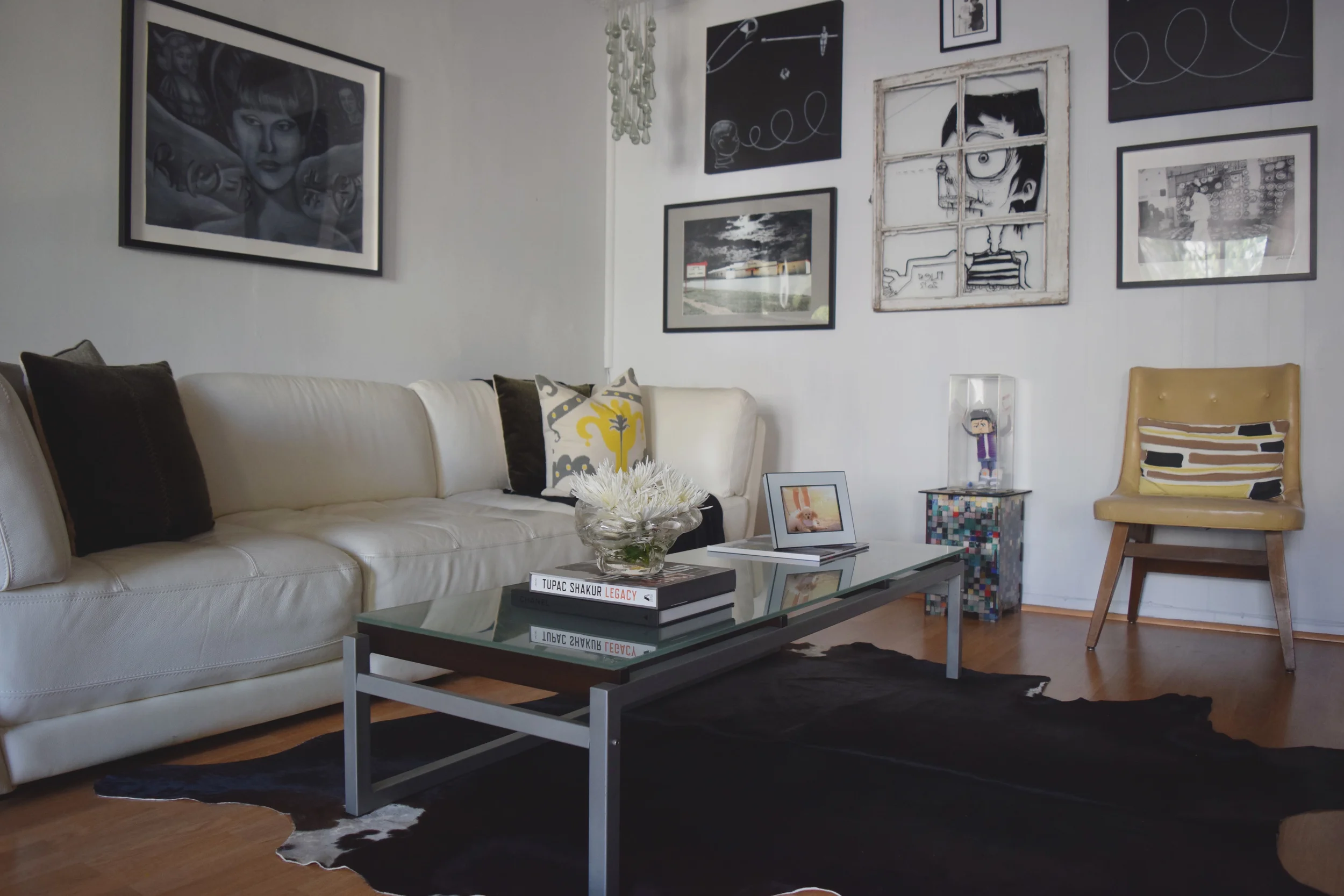 Curated Art, Eclectic Gallery Wall