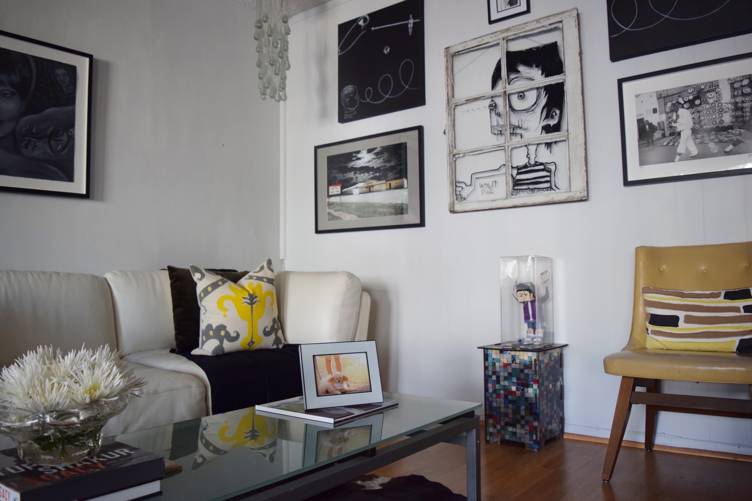 Curated Art, Eclectic Gallery Wall