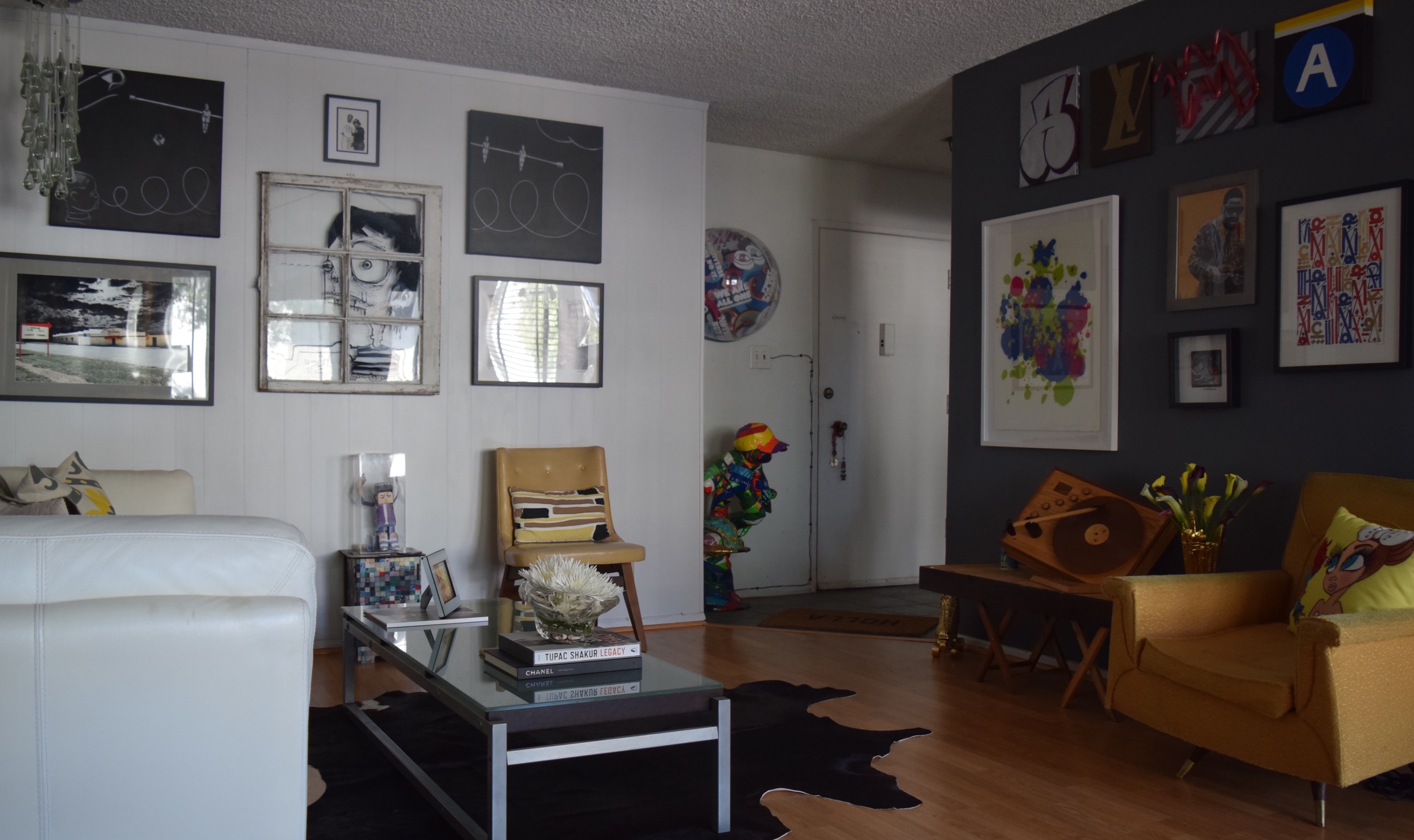 Curated Art, Eclectic Gallery Wall