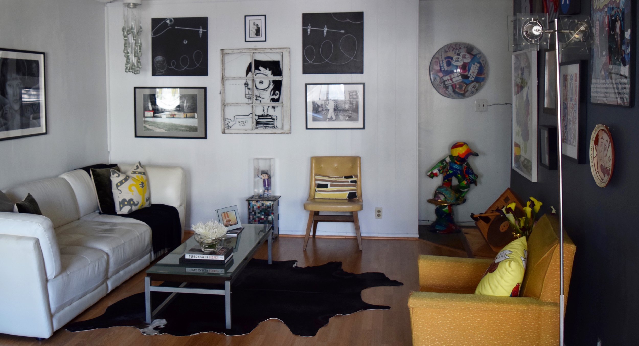 Curated Art, Eclectic Gallery Wall