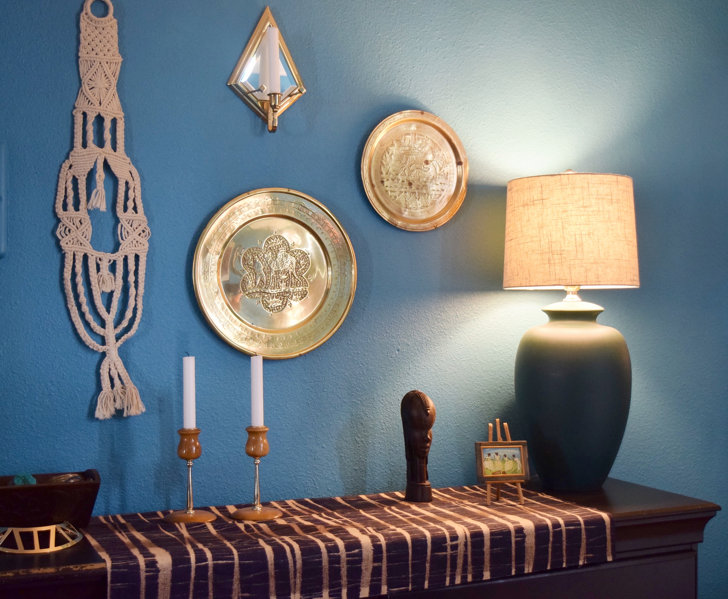 San Diego Condo, African Style Ethnic Bedroom