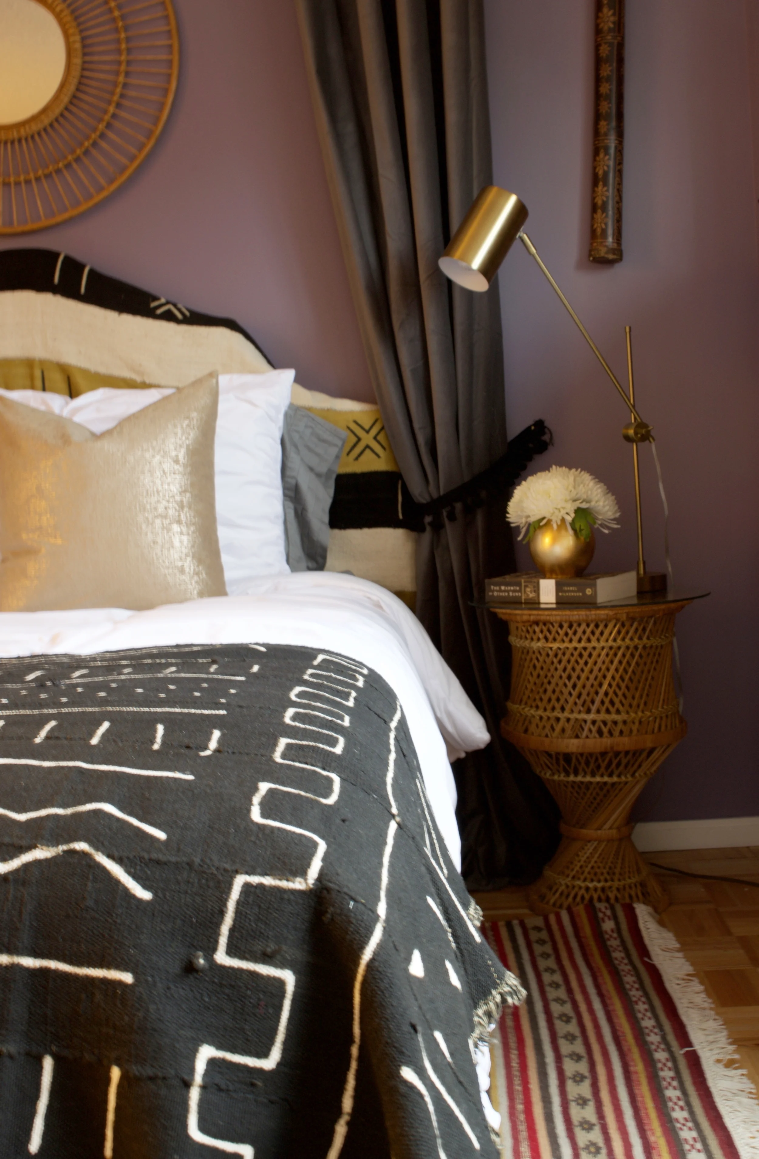 Ethnic Eclectic Bedroom, African Inspired Design