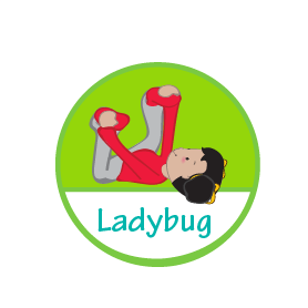 Lay on your back and grab the bottom of your feet. Keep your neck from your spine to your tailbone on the ground. If you can't quite reach your feet grab your ankles. Rock from side to side for a little massage.