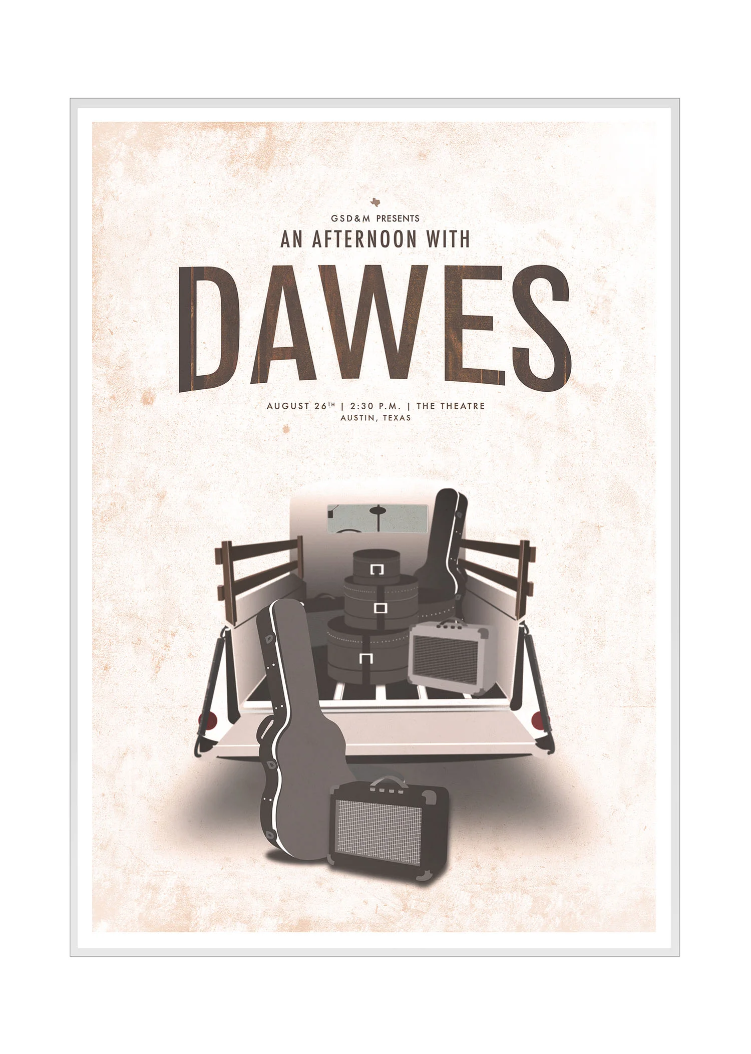  &nbsp;  Dawes band poster 