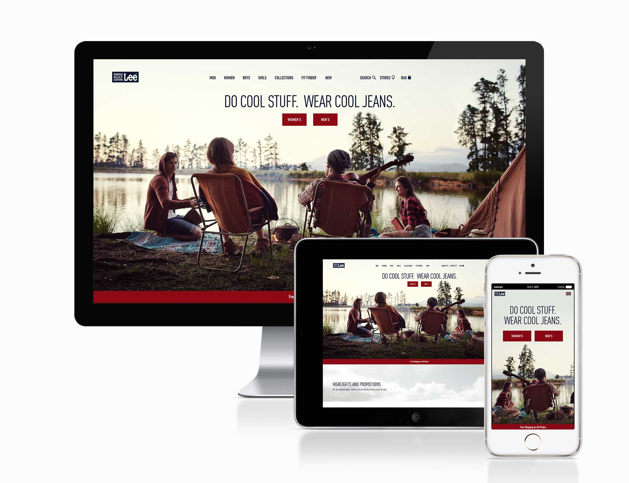 Lee Jeans Responsive Site Redesign