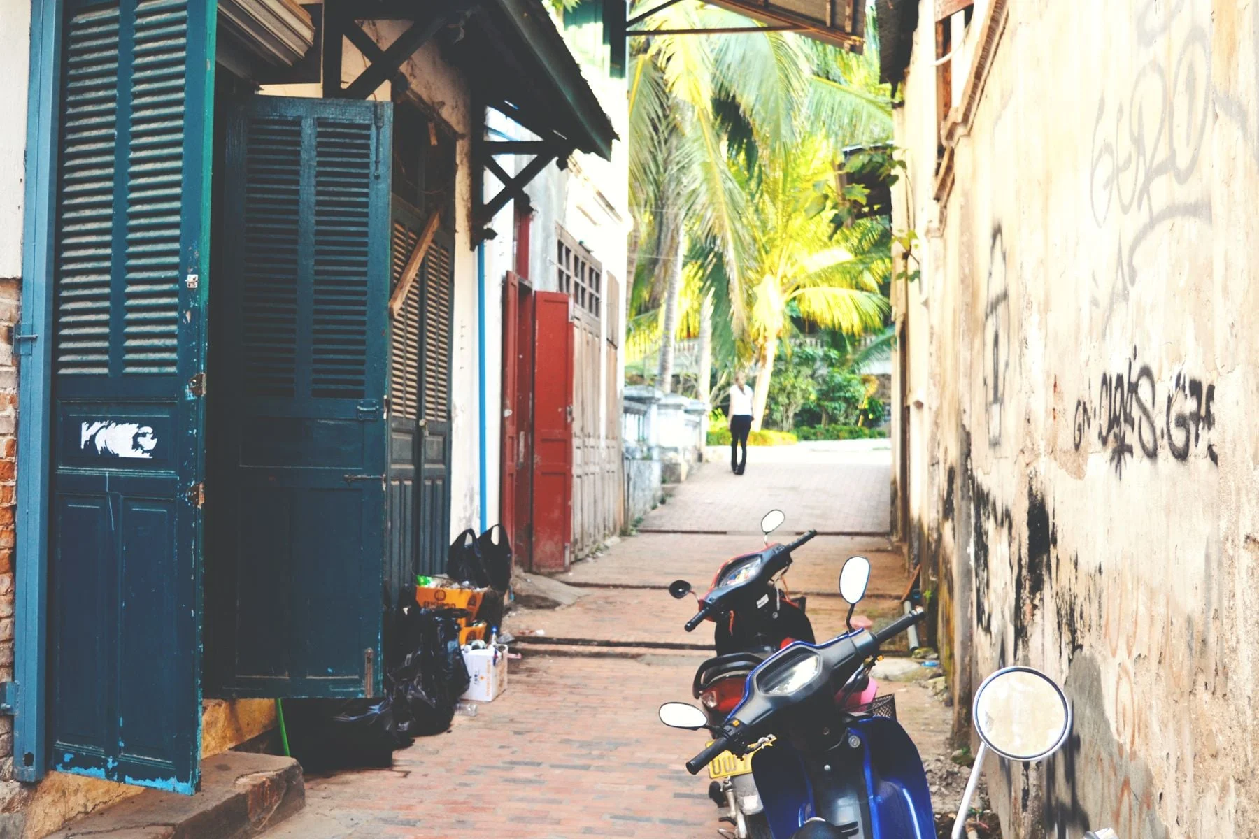 European-feeling Luang Prabang, Laos. A beautiful UNESCO heritage site