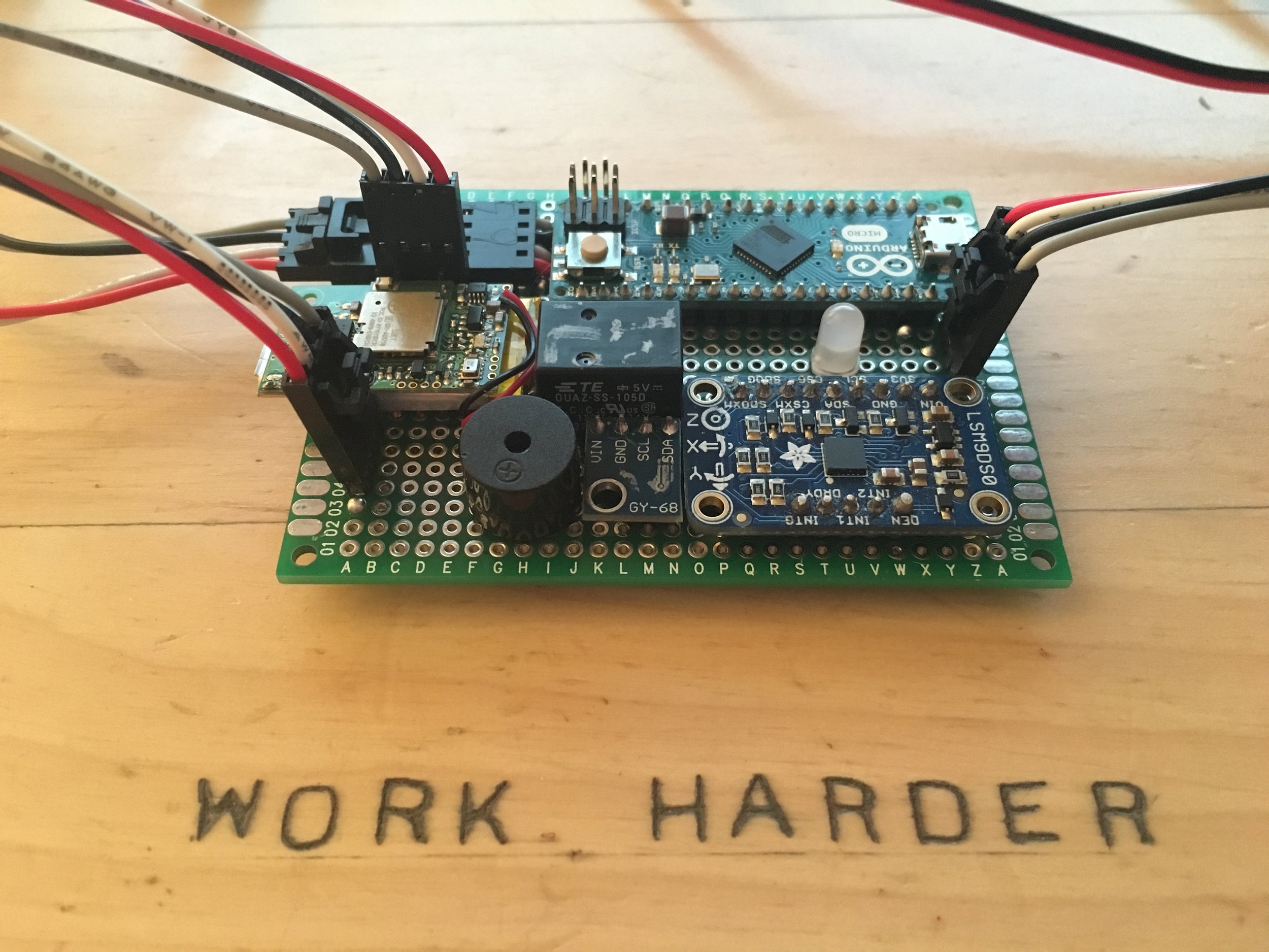 Scout V 0.4 and 0.5's flight computer all wired up!