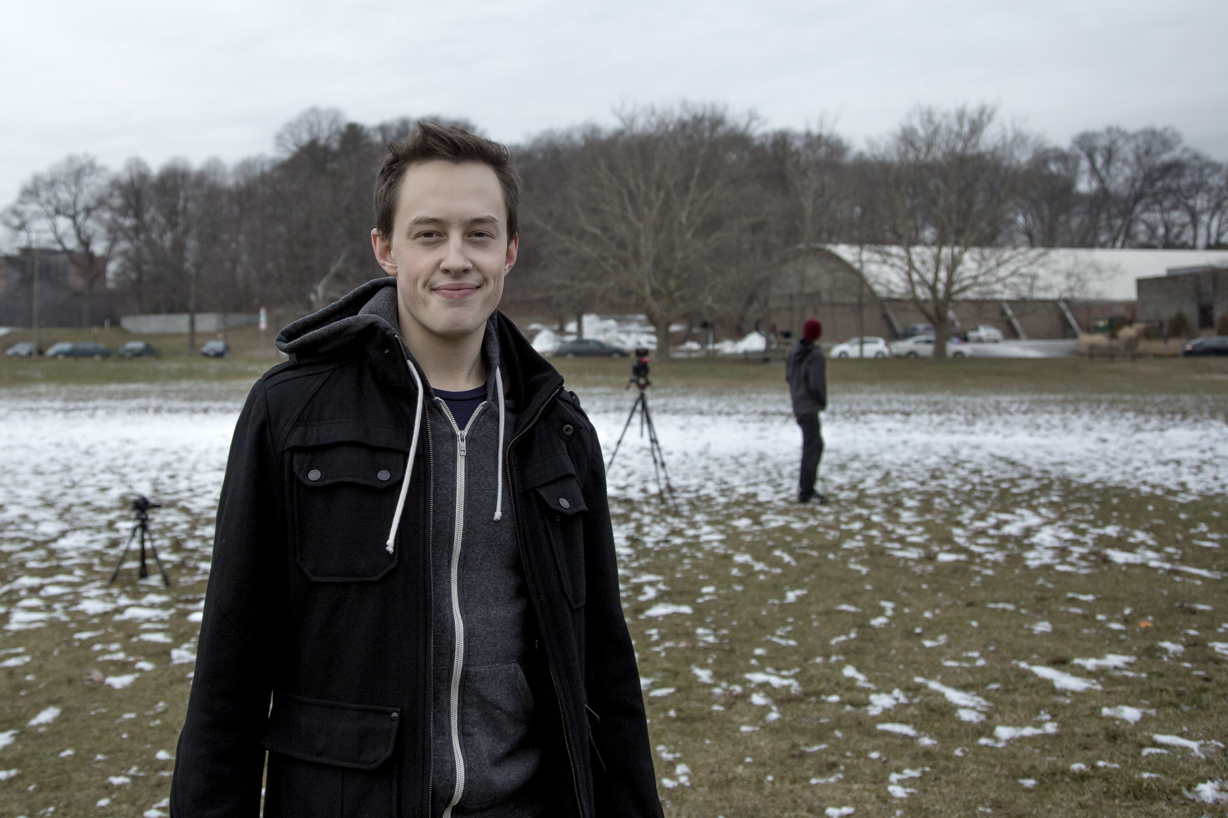 Remaining cheerful just before Scout V0.4's launch in January, 2016. Don't think I slept the night before