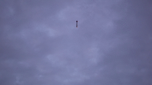 Powered landing on the Echo test vehicle