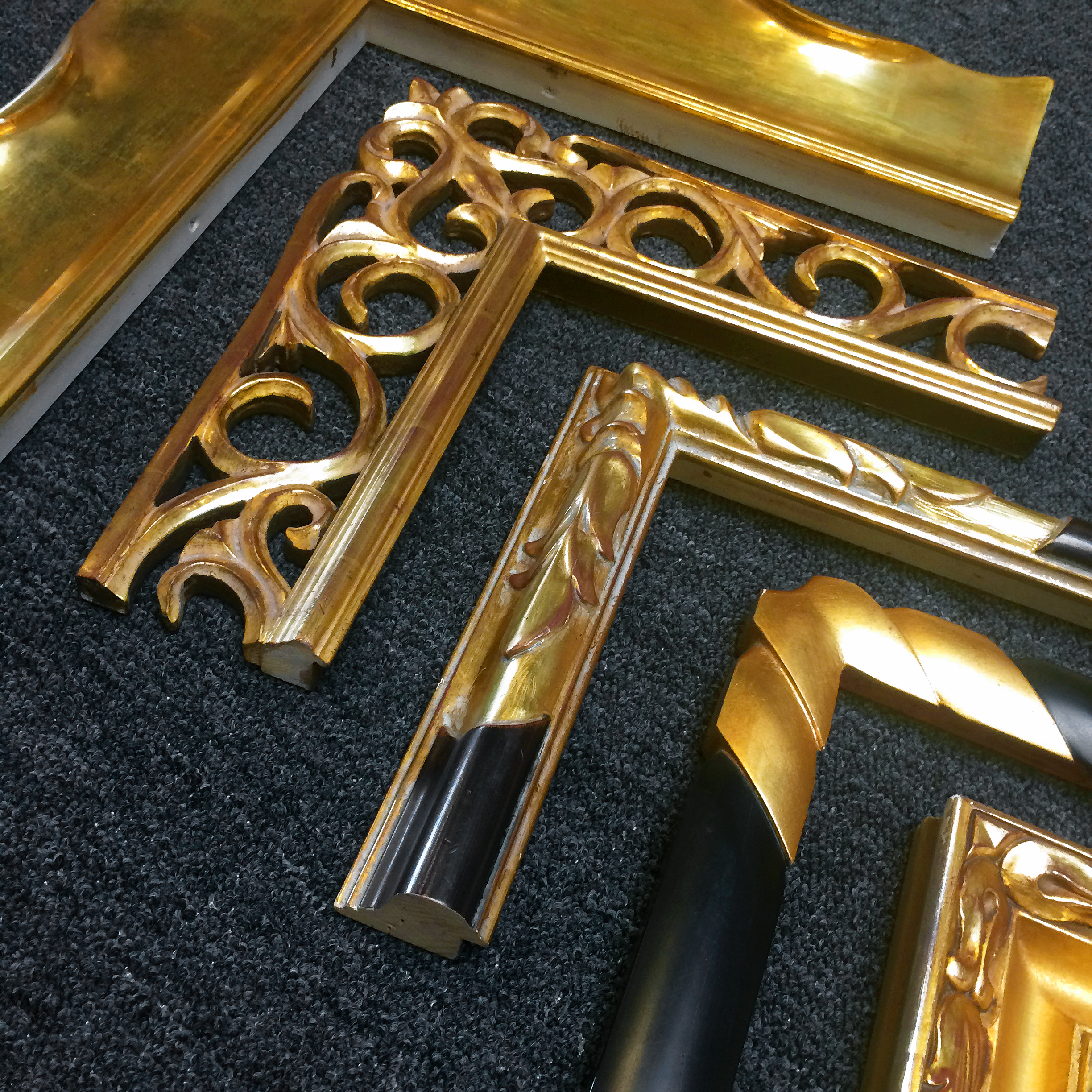   Hand-carved, 22k Gold Museum Frames  