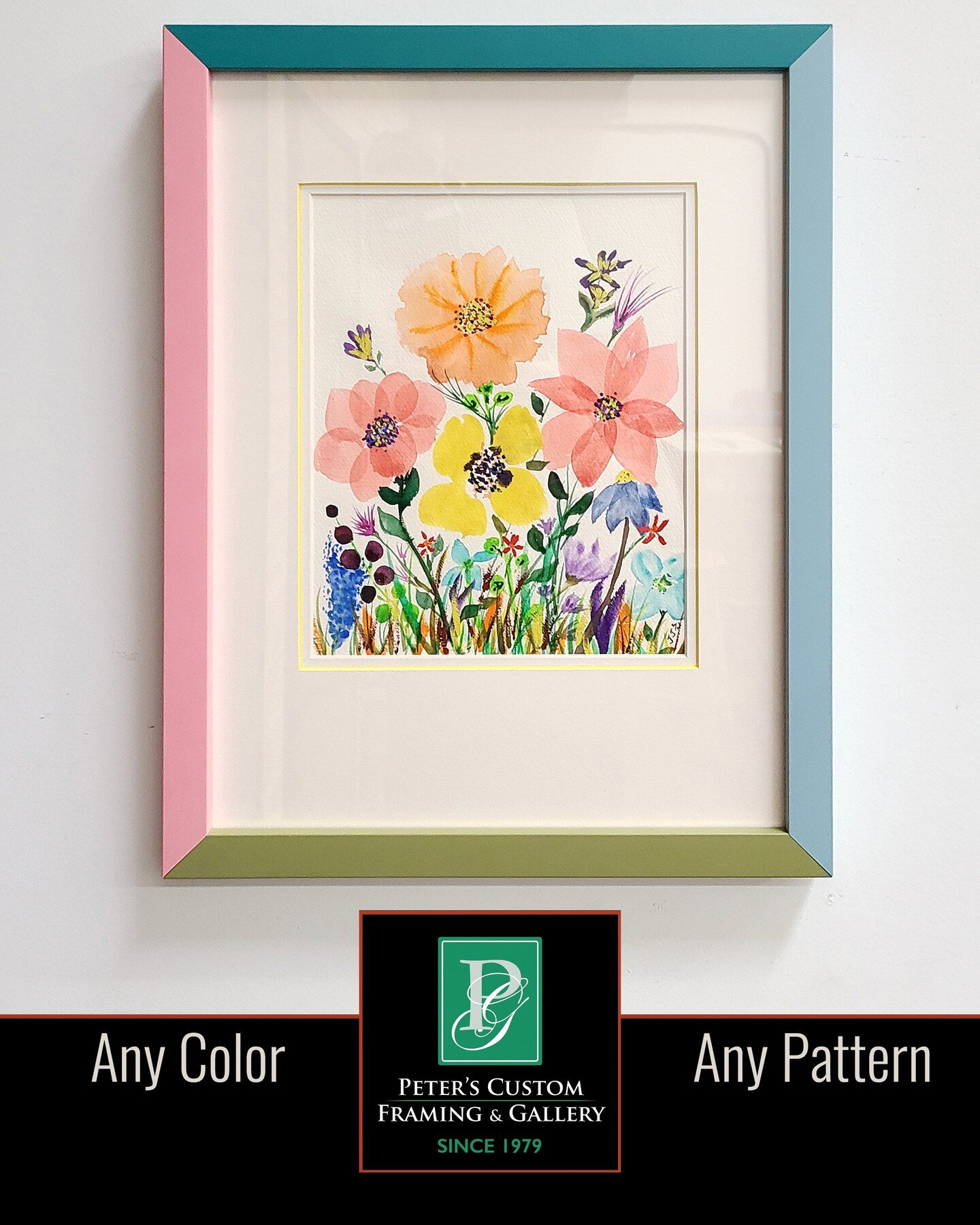 Mix and Match colored frames to meet your preference!

#ocsmallbusiness #pictureframers #customframing #art