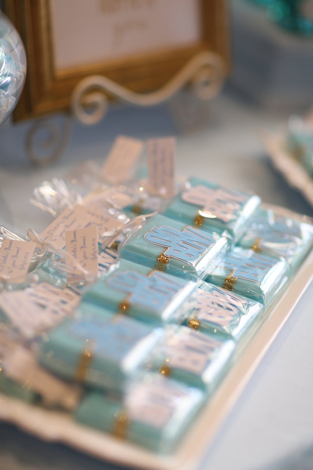Little soap shower favors (I had the tag say " From my shower to yours" :)