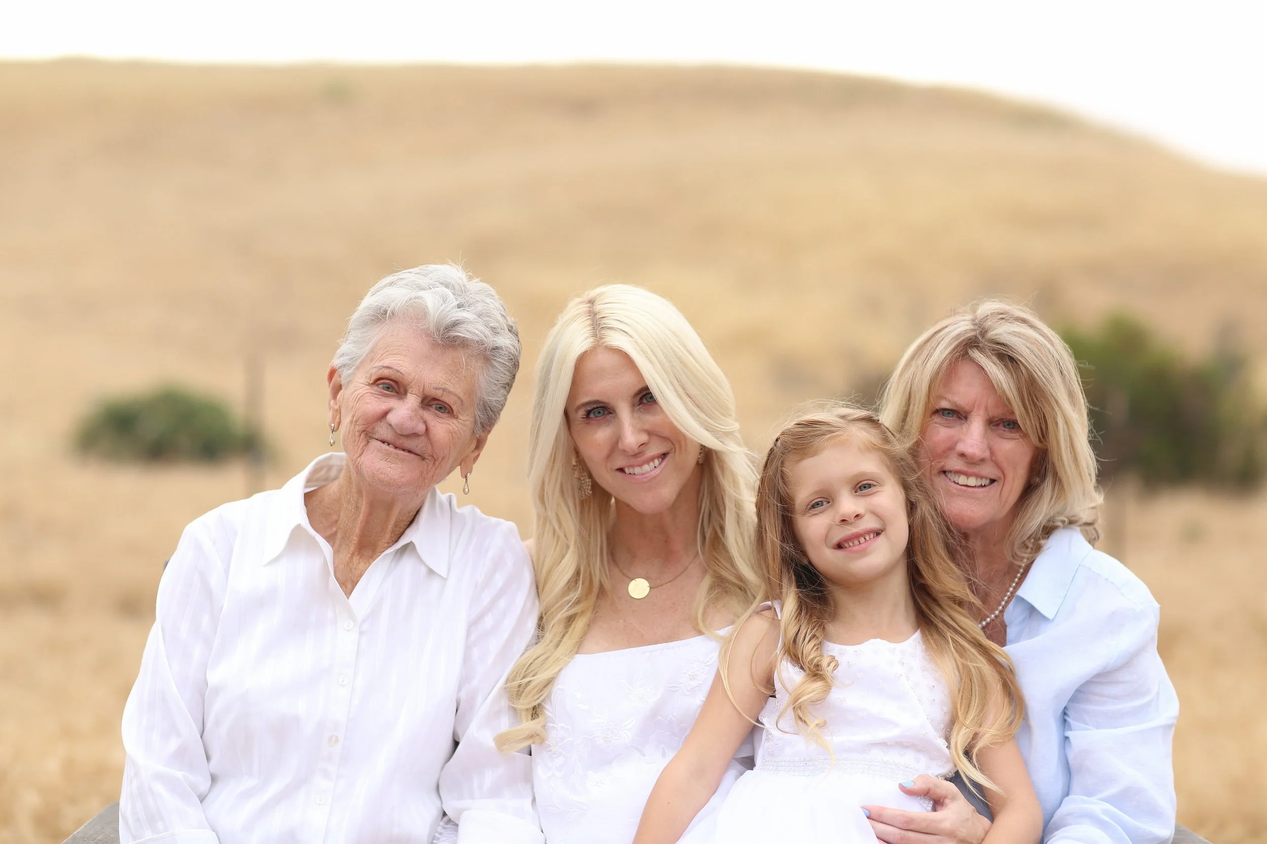 Four generations...how I love them so. I could not do life without my family.