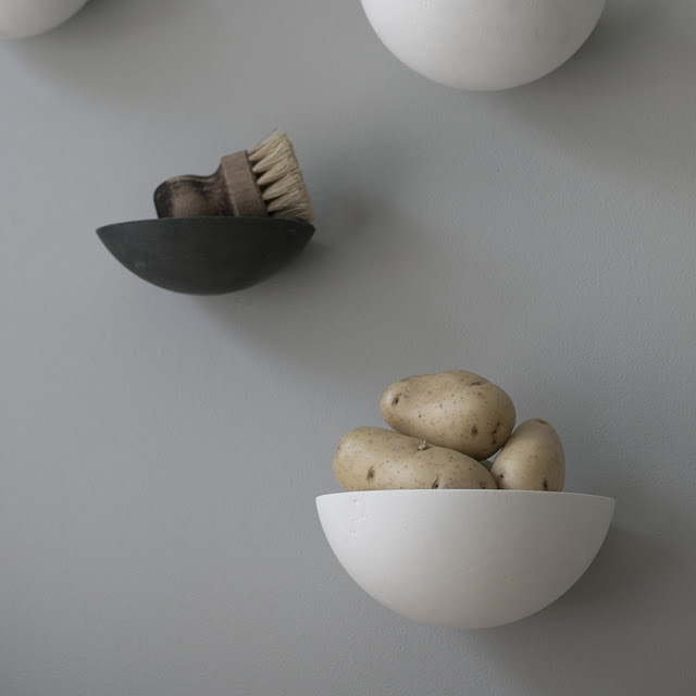 Kitchen wall storage in perfectly matte porcelain. Now at POAST .