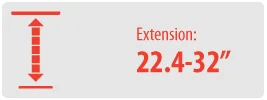 Extension: 22.4”-37” | Projector Mount
