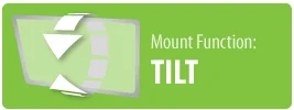 Mount Function: Tilt | Tilt TV Wall Mount