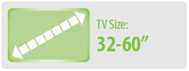 TV Size: 32-60" | Medium TV Wall Mount