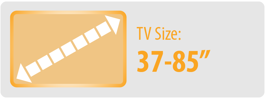 TV Size: 37-85" | Large TV Wall Mount