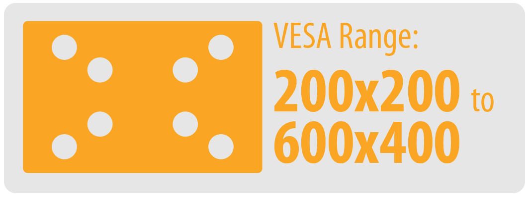 VESA Range: 200x200 to 600x400 | Large TV Wall Mount