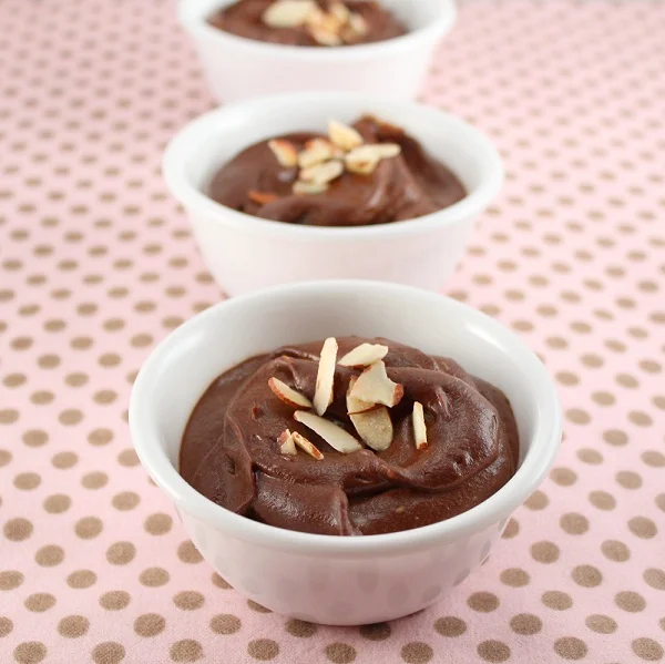 Almond Cherry Chocolate Pudding