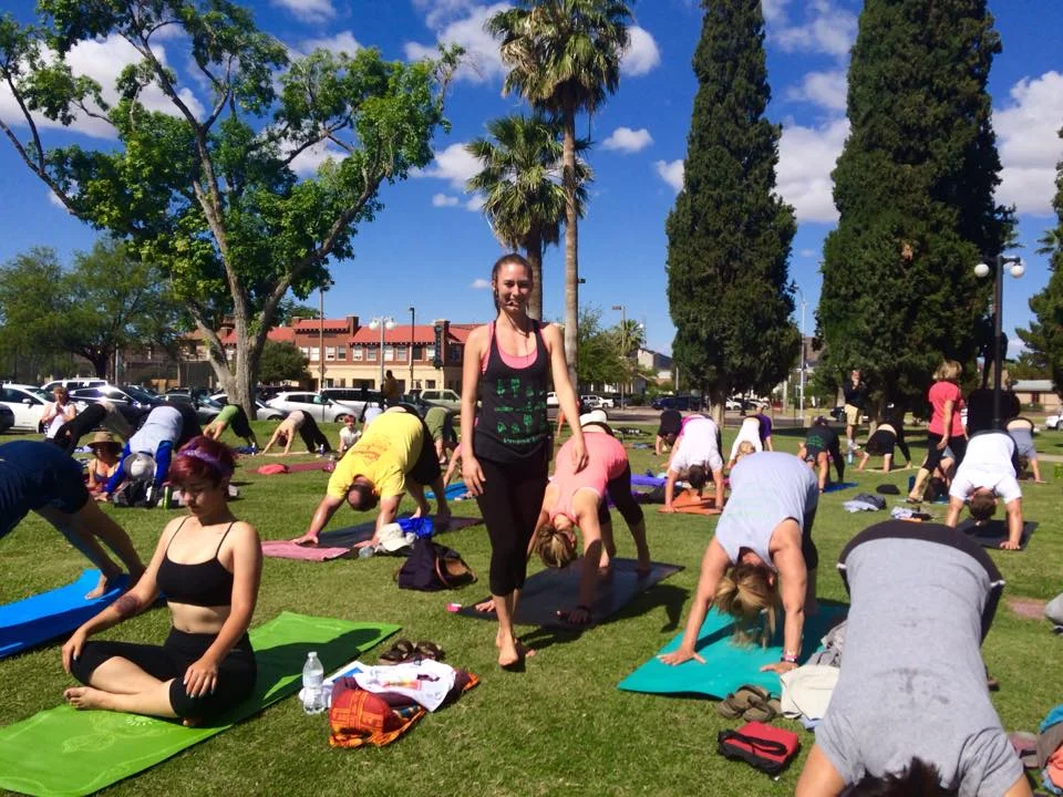 Free Yoga in the Grass 