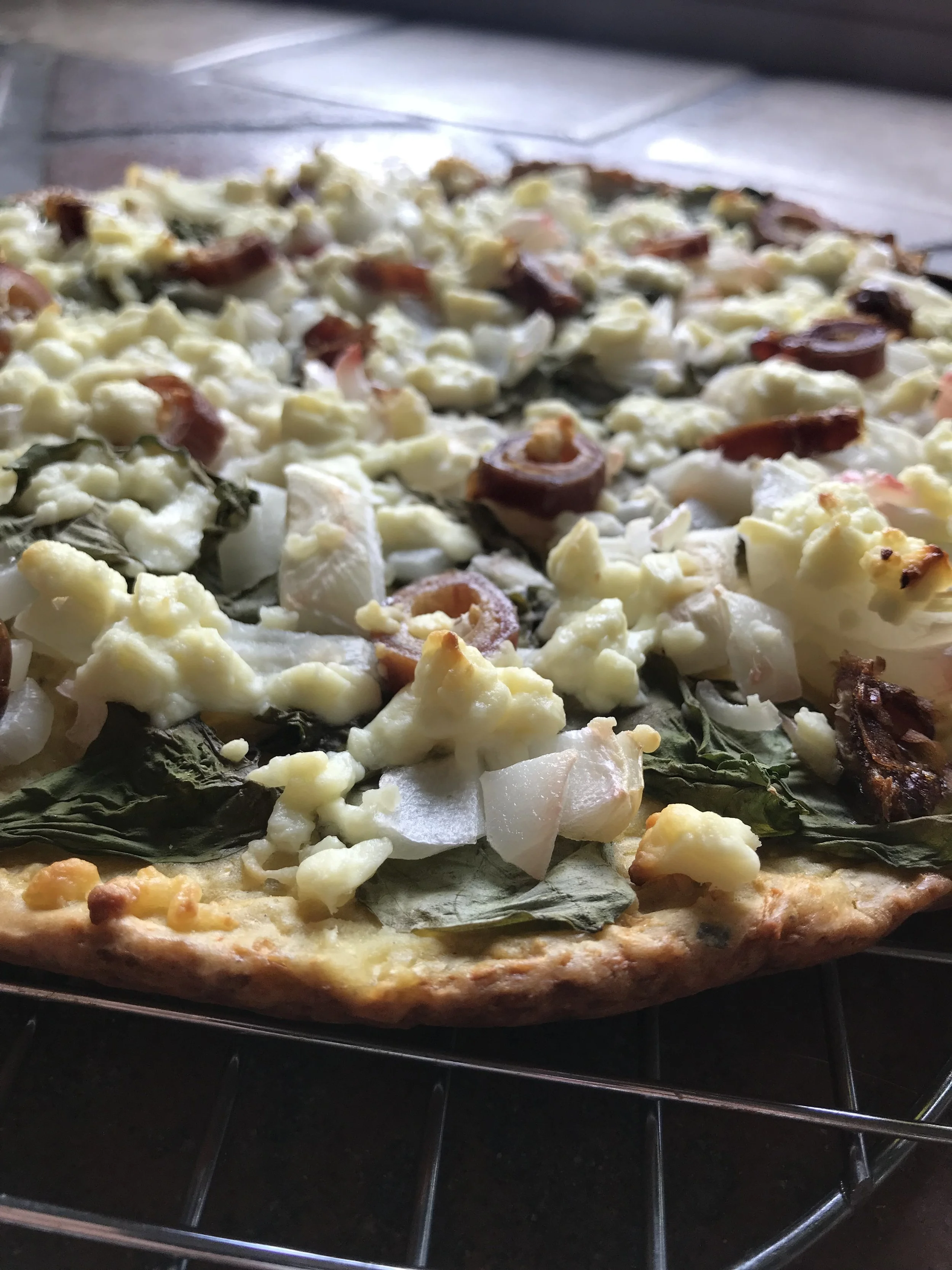 Cauliflower Pizza Crust (Gluten Free)