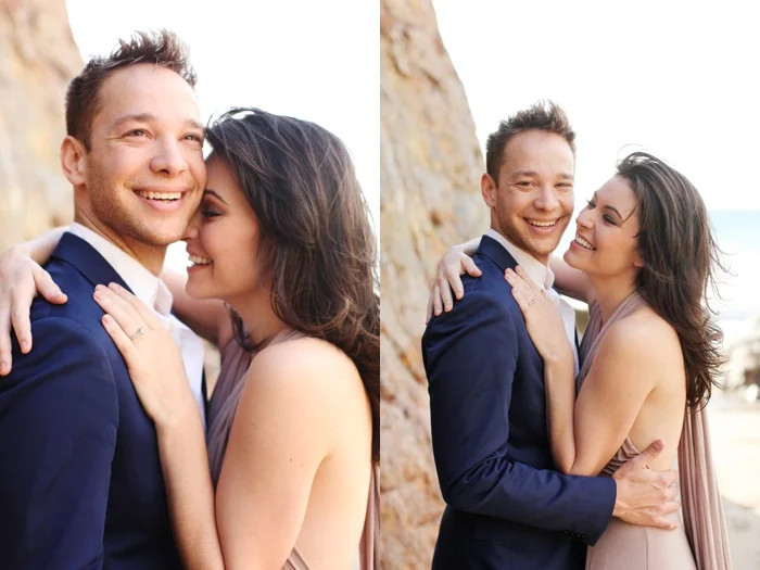 malibu southern california engagement photography oceanside cliff sunflower field