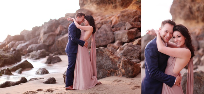malibu southern california engagement photography oceanside cliff sunflower field