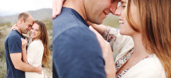 Morongo Canyon, Morongo Valley, desert boho engagement shoot
